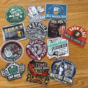 Dive Bar Shirt Club Assorted Bar-Themed Art Stickers